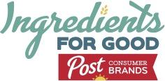 "Ingredients for Good" Post Consumer Brands logo