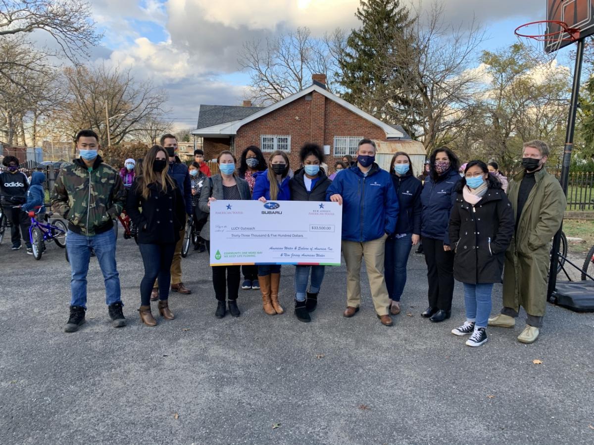Subaru of America, Inc., American Water, and New Jersey American Water are donating $33,500 to Camden’s LUCY Outreach to help local youth nonprofit organization bounce back after a late October robbery.