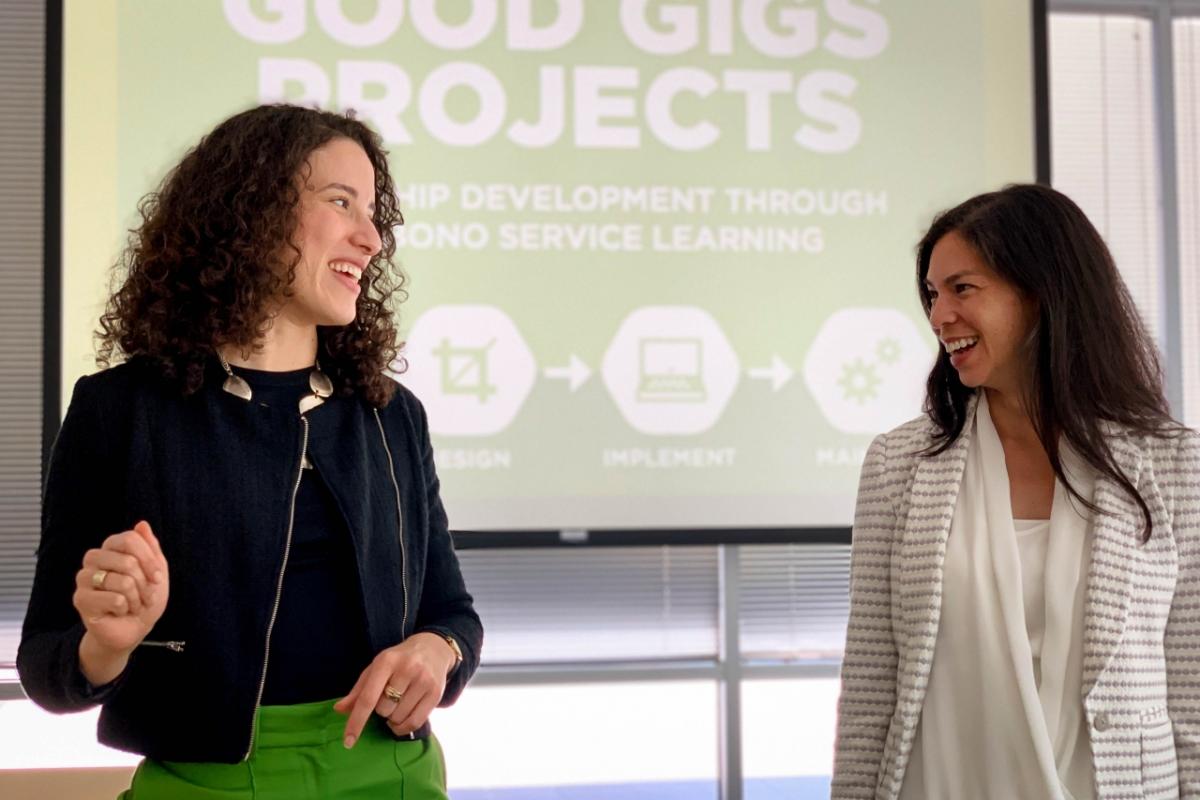 Meriem Bekka and Jessamine Chin from VMware Foundation