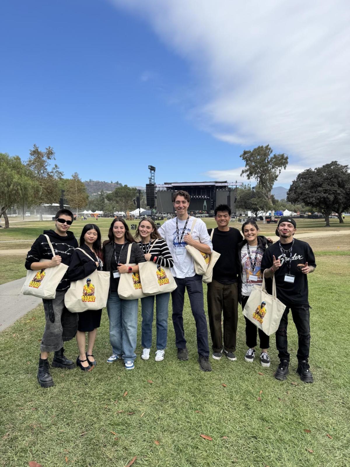 Students toured the stadium grounds, observed stage design and production setups, and participated in breakout sessions with industry professionals. Students toured the stadium grounds, observed stage design and production setups, and participated in breakout sessions with industry professionals.