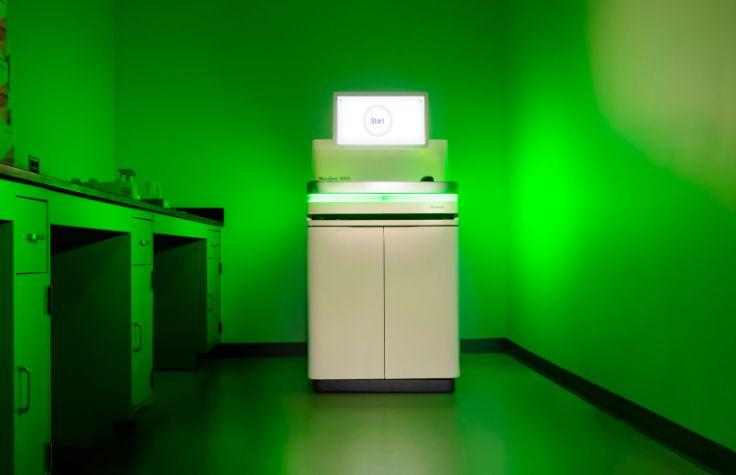 Illumina NovaSeq 6000 in one of the Admera Health sequencing rooms. 