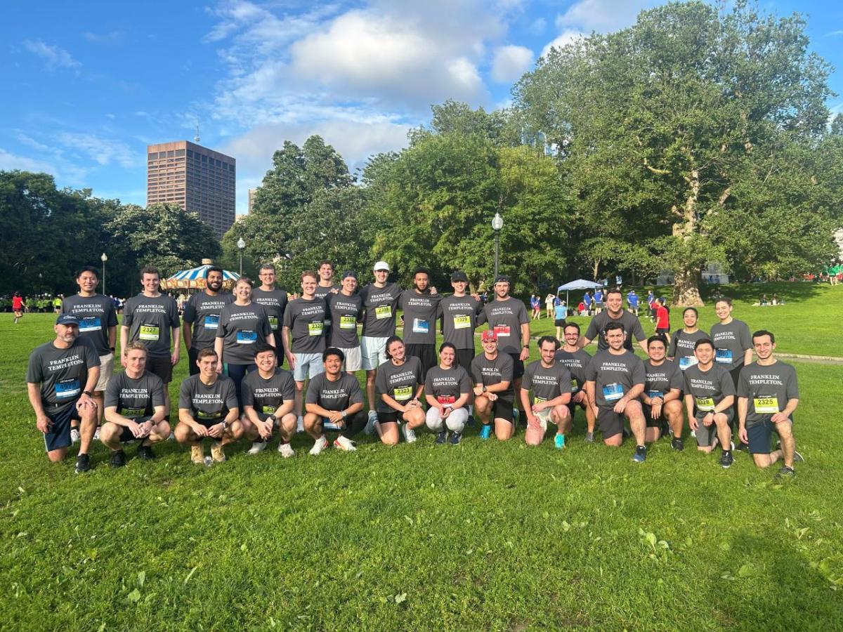Boston employees at the JP Morgan Corporate Challenge. 