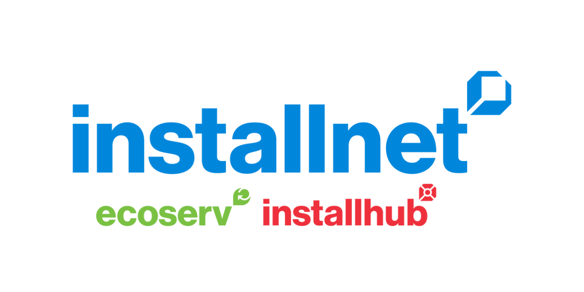 Installnet, Ecoserv, Installhub logos