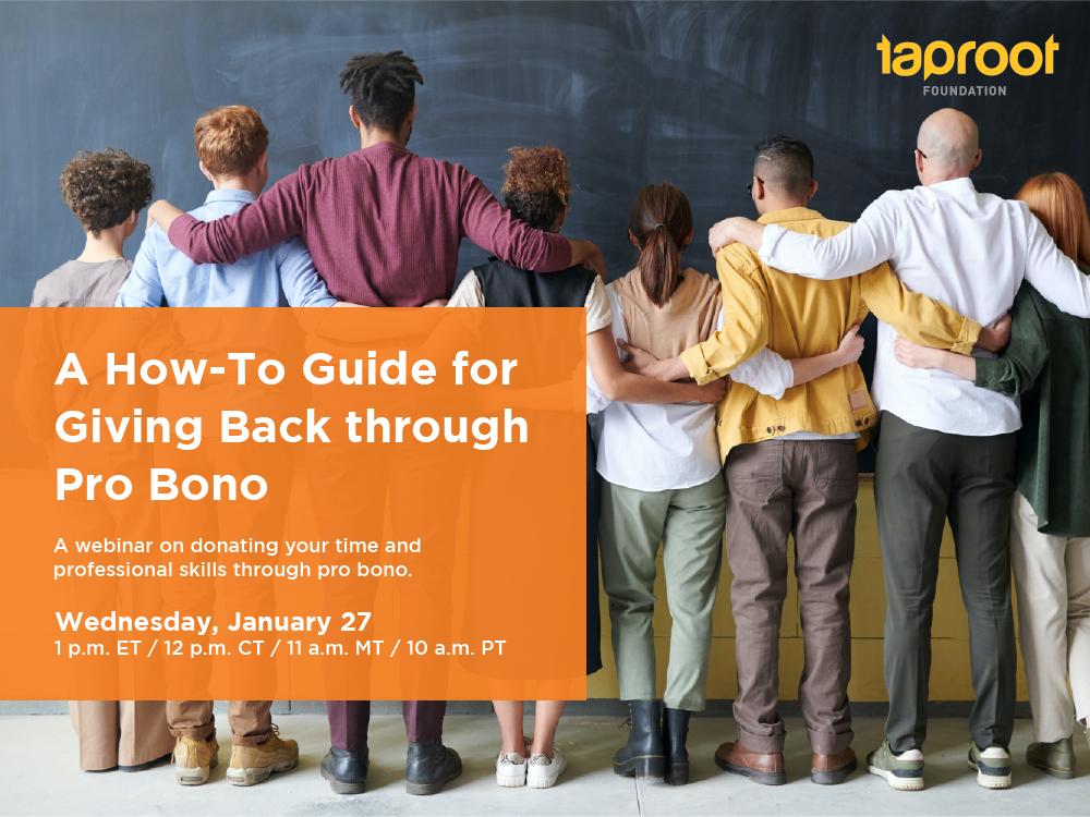 A How-To Guide for Giving Back through Pro Bono