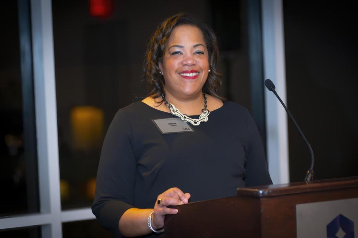 Jeana Plews, Vice President of Diversity, Equity and Inclusion (DEI), recently represented CACI at the 2024 Black Engineer of the Year Awards Global Competitive Conference. Jeana Plews, Vice President of Diversity, Equity and Inclusion (DEI), recently represented CACI at the 2024 Black Engineer of the Year Awards Global Competitive Conference.