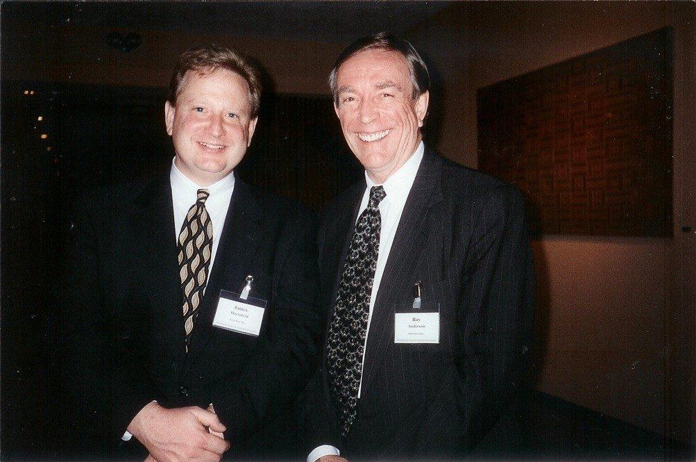 Jim Hartzfeld and Ray C. Anderson in the 1990s