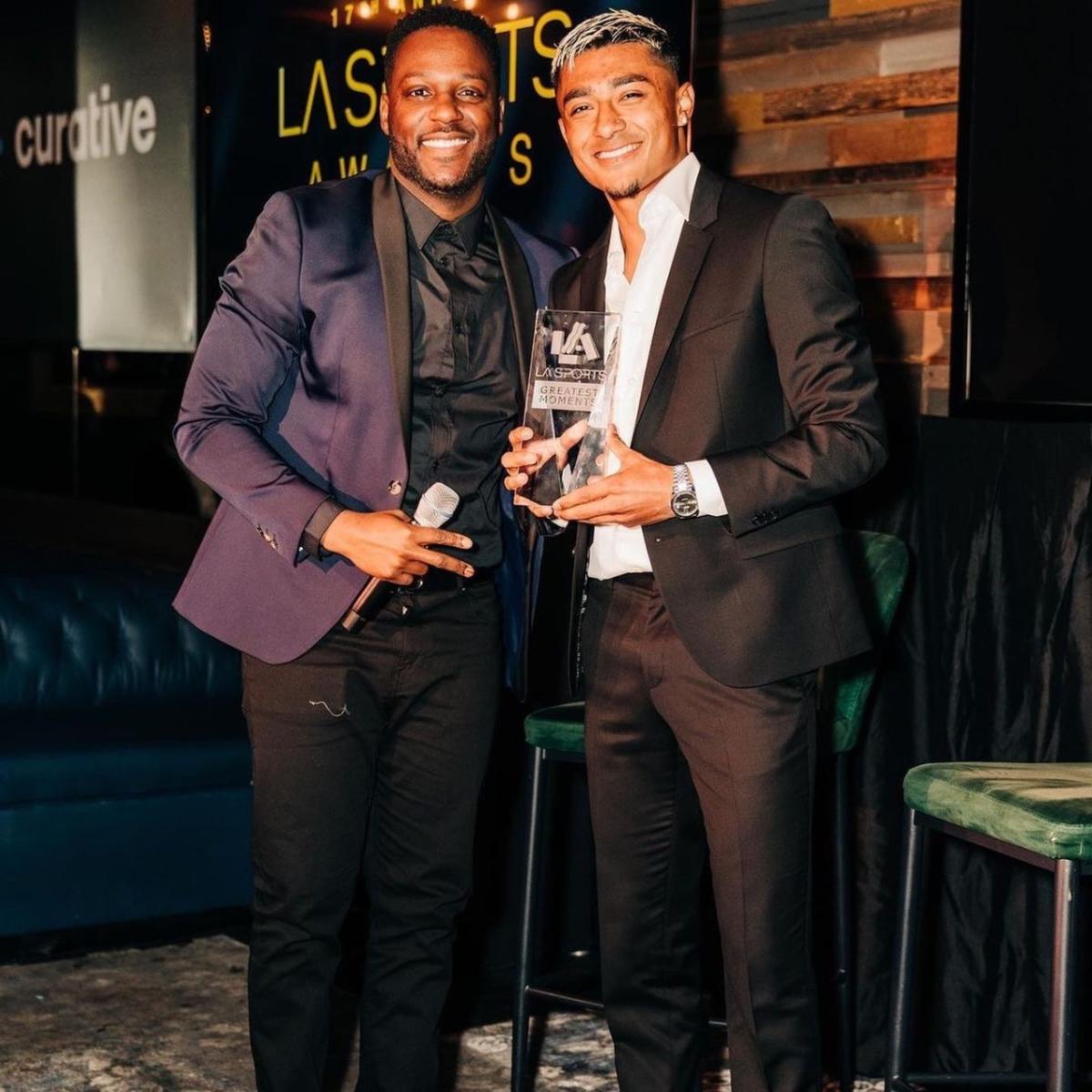 LA Galaxy's Julian Araujo Receives Mayor's Award for Community Athlete of the Year at the 17th Annual LA Sports Awards