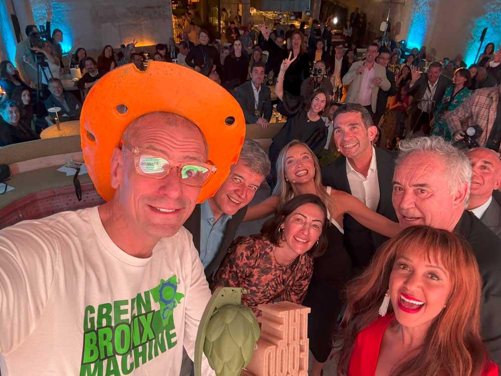 Stephen Ritz at award ceremony
