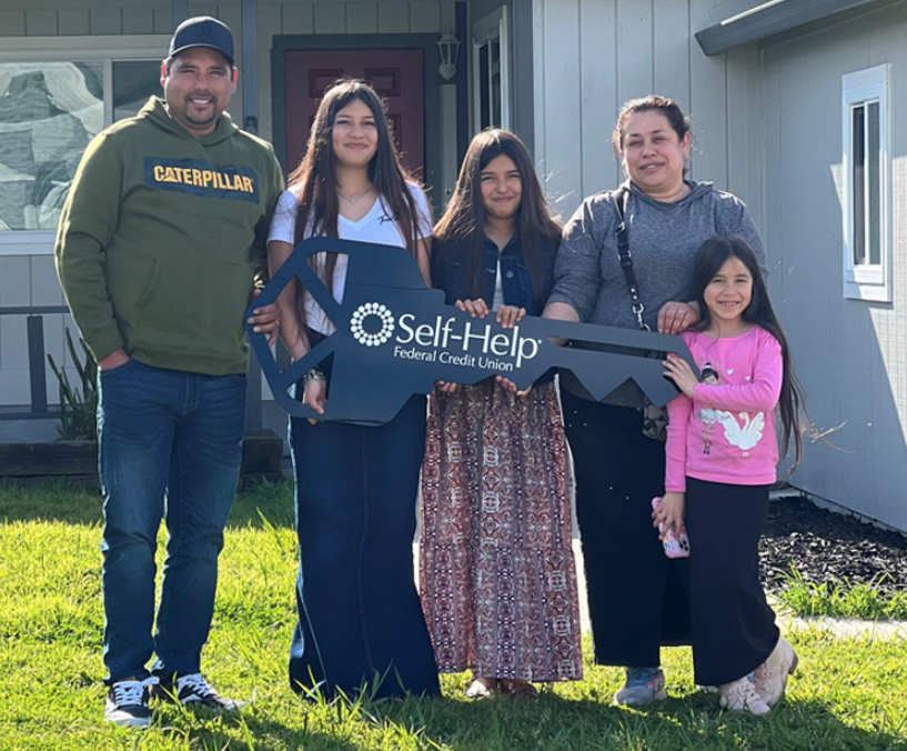 After years of working, saving and dreaming, the Quintero family of Fresno, CA became homeowners in 2023 with a home loan from Self-Help. Self-Help offers a suite of mortgage loans designed to make homeownership more accessible to more families.