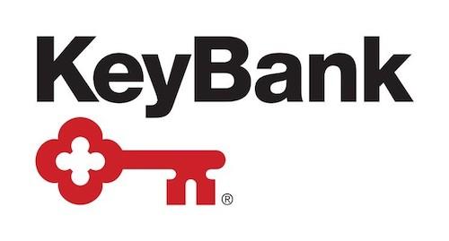 KeyBank logo with red key.