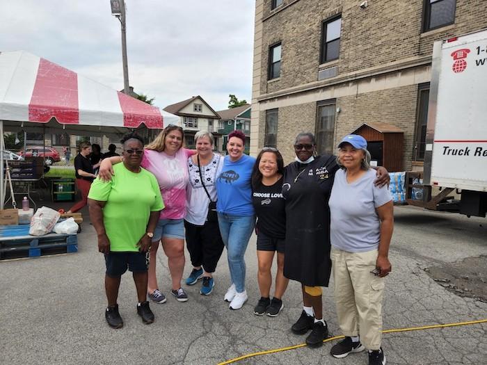 KeyBank volunteers in Buffalo