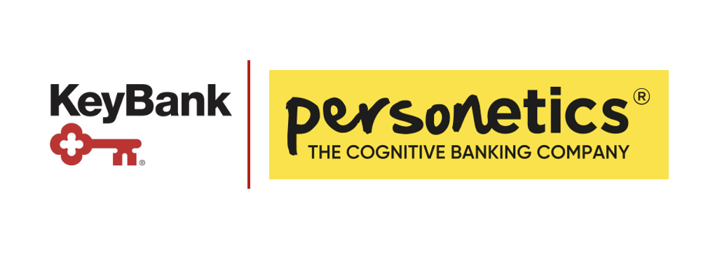 KeyBank and Personetics logo.