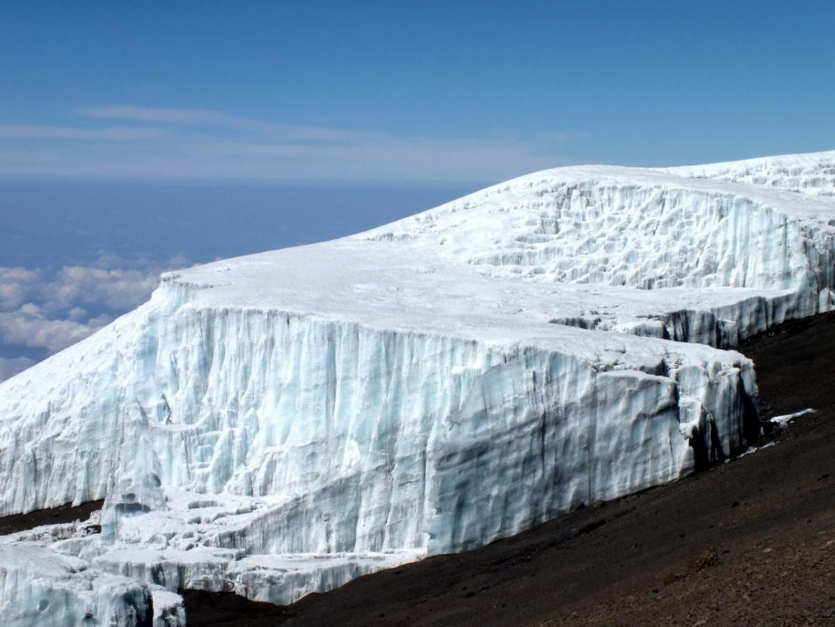 mount Kilimanjaro glacier