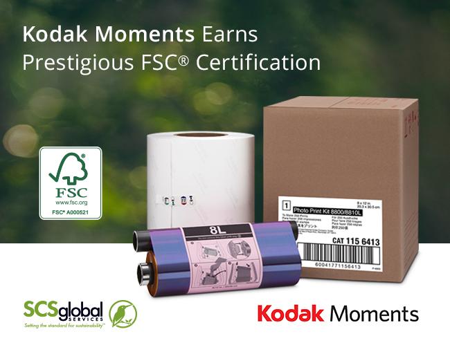 Kodak Moments Photo Paper Earns Prestigious FSC Certification