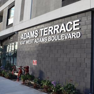 Adams Terrace celebrated its grand opening in early 2023.