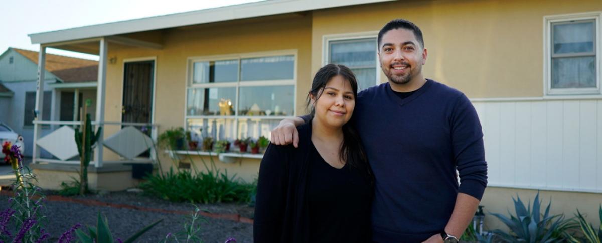 Siblings Leah and Kenneth Martinez say NeighborhoodLIFT made the difference in helping them become first-time homeowners. Photo credit: Hector Batista