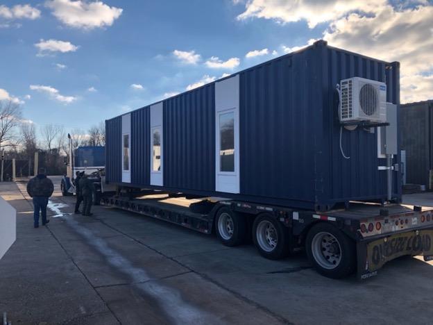 First ekō home being delivered to Dawson Springs, Kentucky