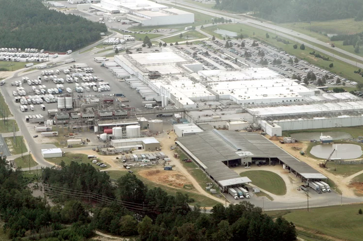the largest hog slaughterhouse in the world. It is located in Tar Heel, North Carolina, operates under Smithfield Foods, Inc., and is wholly owned by the WH Group. Approximately 35,000 hogs are slaughtered there each day and waste is discharged into the Cape Fear River. 