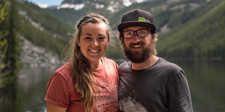 Traveling Trainers Donielle Stevens and Aaron Hussmann. Photo: © Leave No Trace
