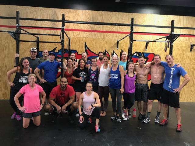 Lorna Donatone, CEO Sodexo North America, and her CrossFit community
