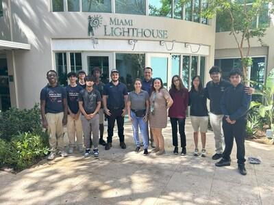 Students from Pembroke Pines Charter High School FL global winners Otis Made to Move Communities
