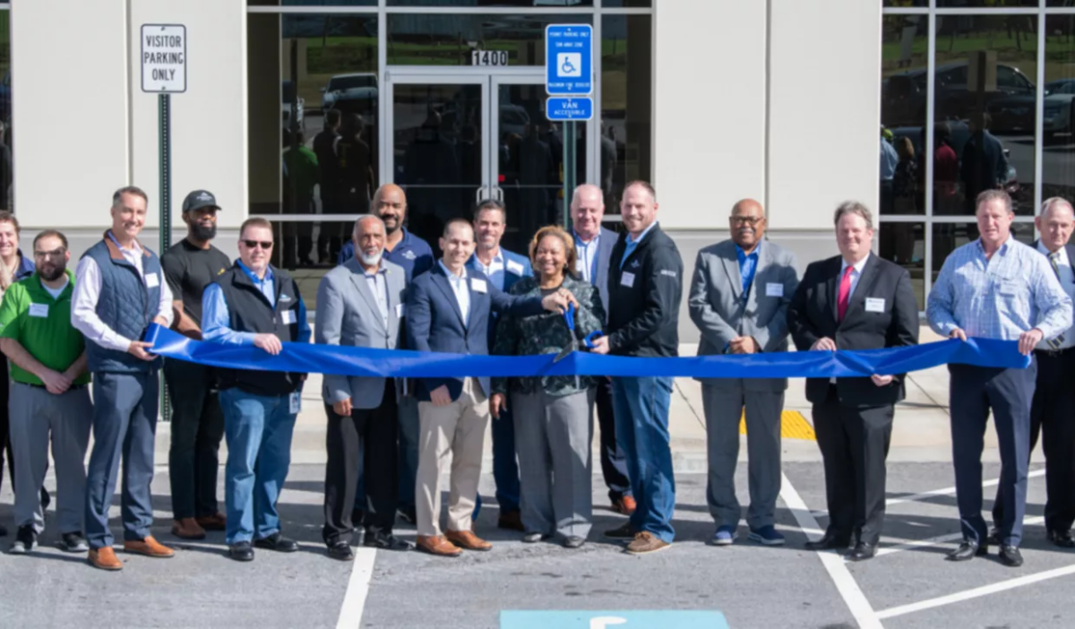 McDonough, Georgia mailer facility ribbon cutting