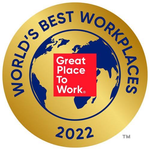 world's best workplaces 2022 badge