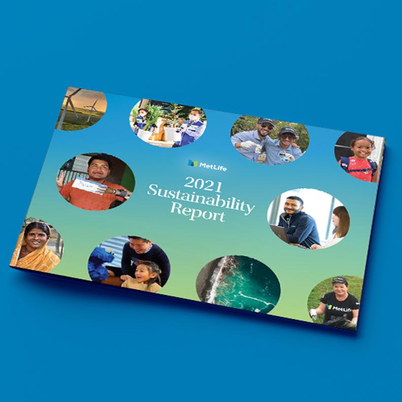 MetLife 2021 Sustainability Report cover