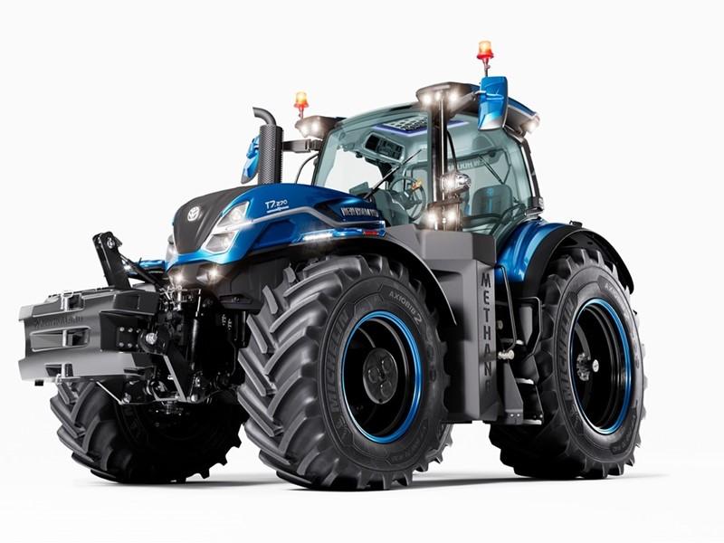 The T7 Methane Power LNG represents the continued growth of New Holland’s Clean Energy Leader journey, with new developments of Methane Power tractor offering. Blue Methane Power tractor