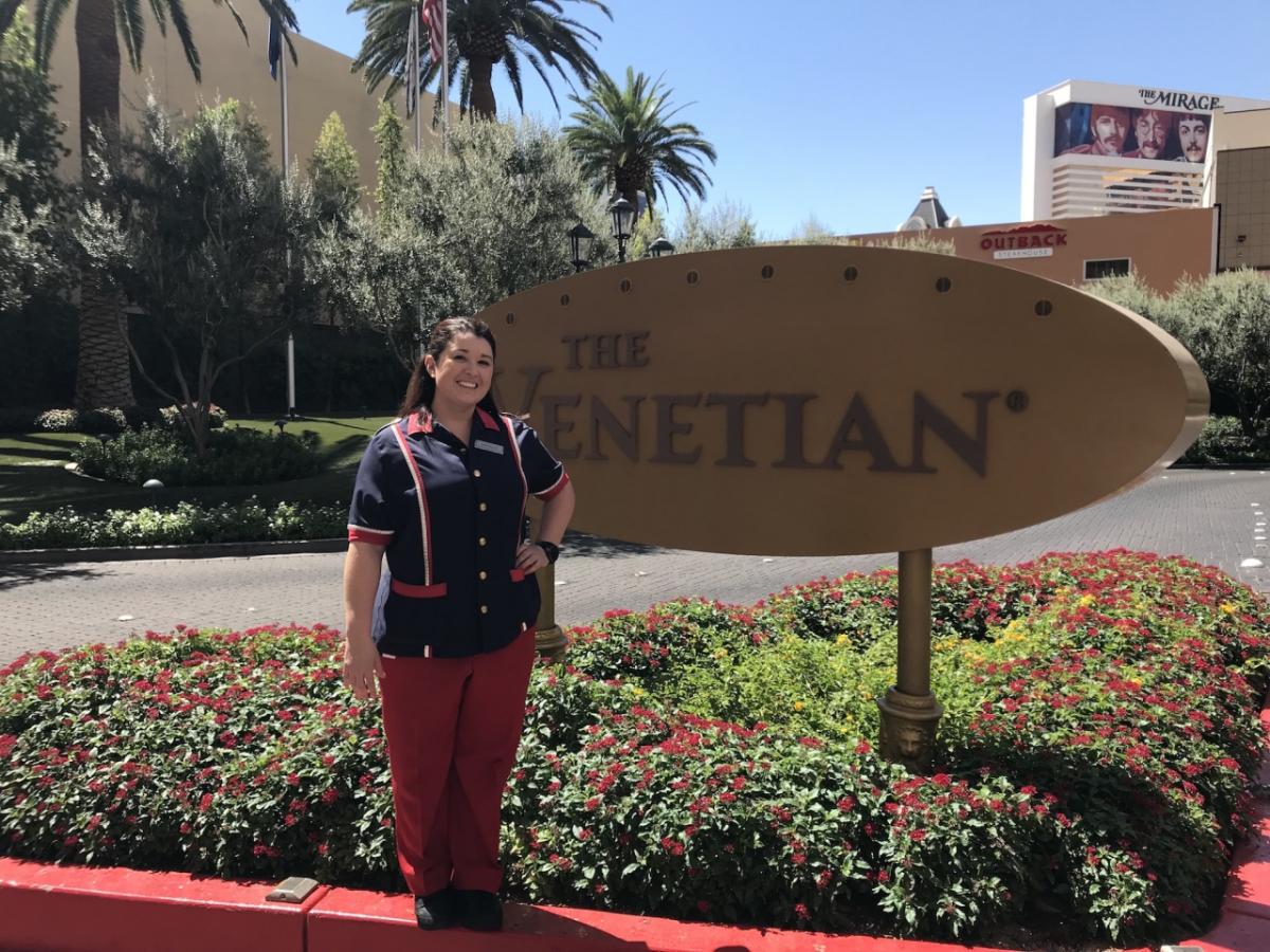 Michelle Rieker, Front Service Manager at The Venetian