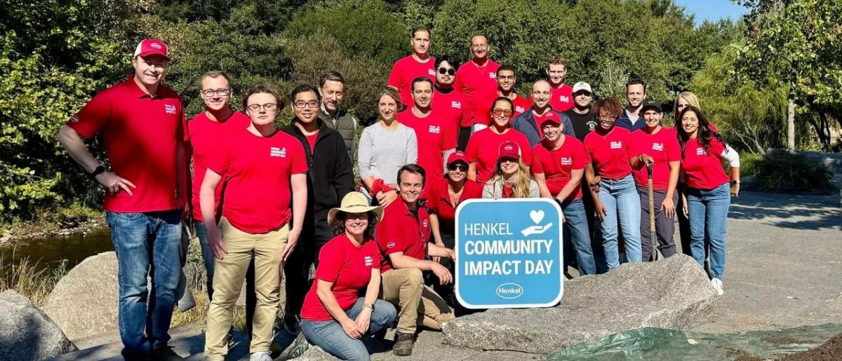 Group of volunteers on Community Impact Day