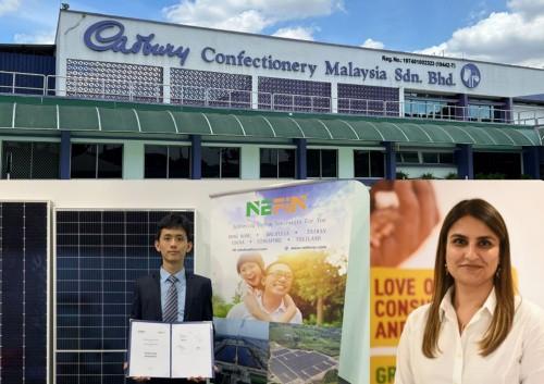 Collage of Cadbury manufacturing plant and Narmeen Khan