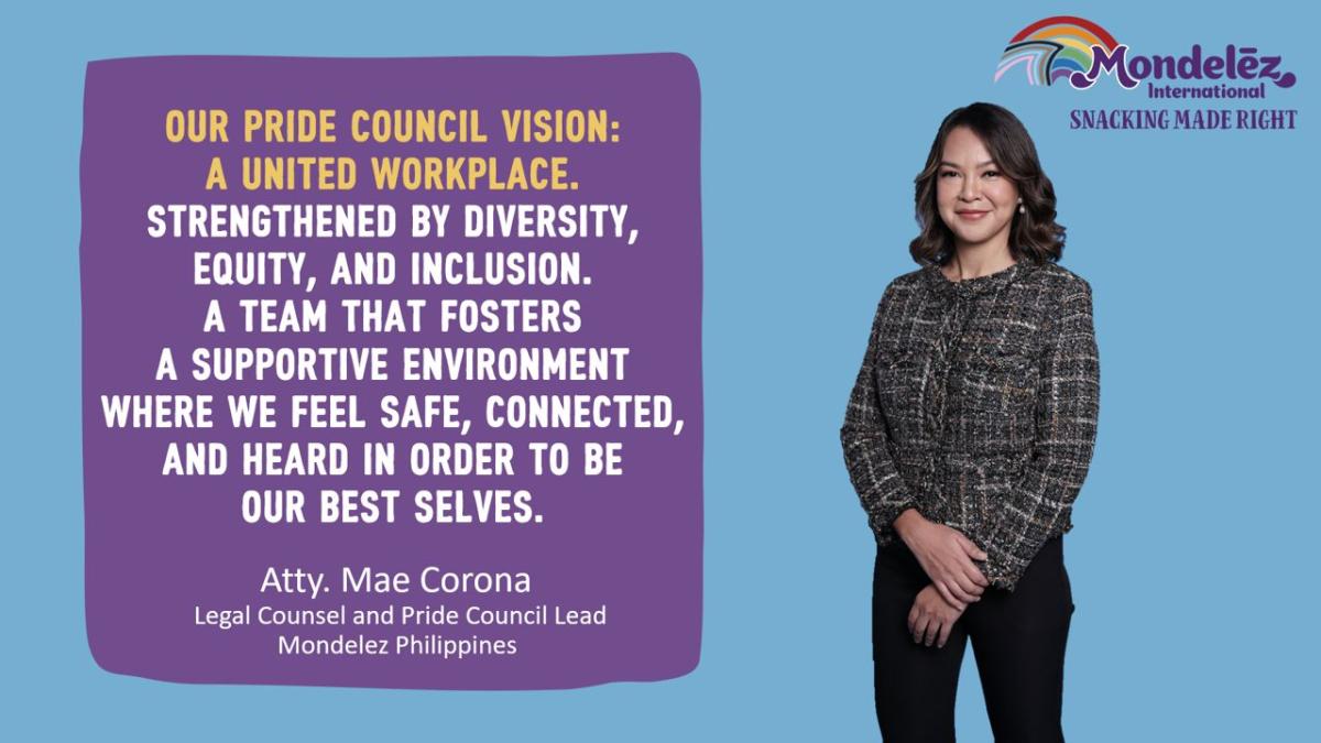 "Our Pride Council vision: A united workplace strengthened by diversity, equity, and inclusion. A team that fosters  a supportive environment where we feel safe, connected, and heard in order to be our best selves." 