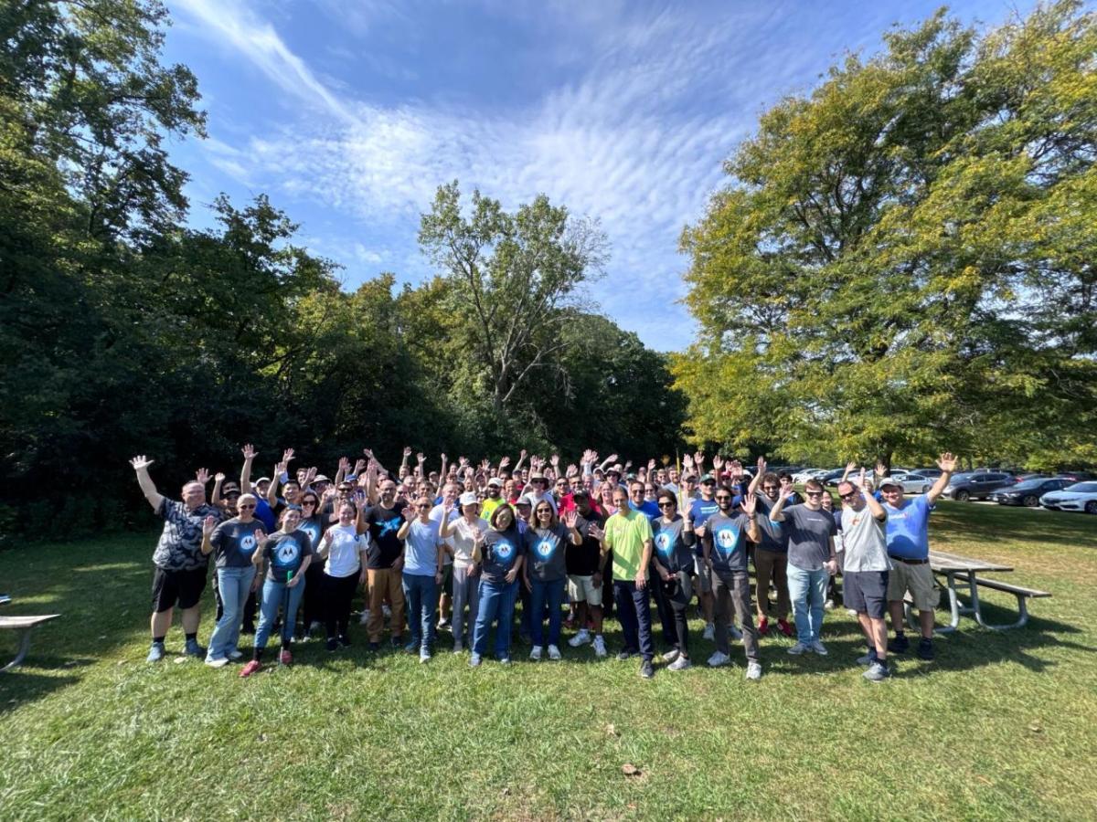 Motorola Solutions employee volunteers