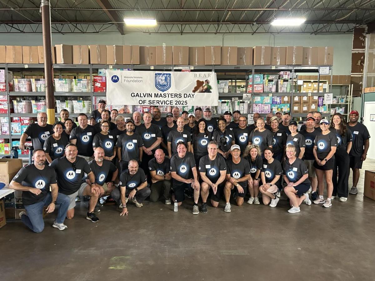 Motorola Solutions employee volunteers