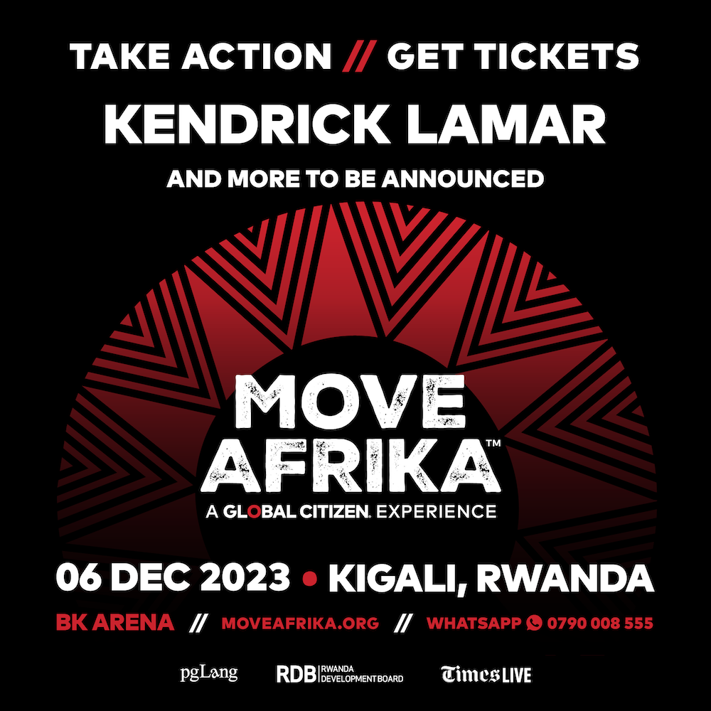 Move Afrika poster with event information
