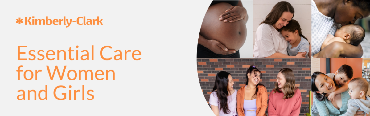 Collage of photos of women, girls, and babies