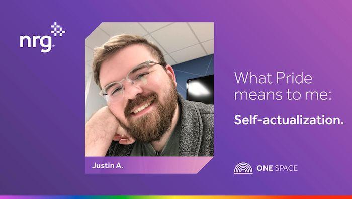 What Pride means to me: Self-Actualization; Justin A.
