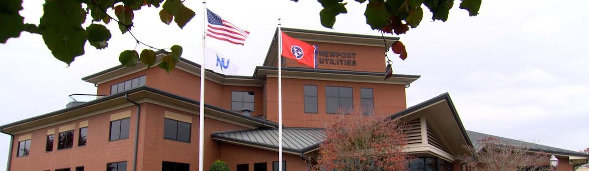 outside view of Newport Utilities headquarters