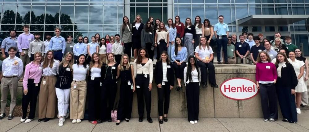 Group photo of interns
