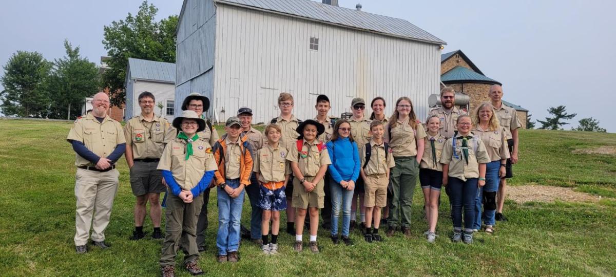 cub scout group photo