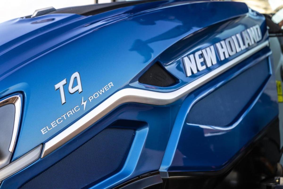 CNH Industrial worked with Monarch Tractor to create the New Holland T4 Electric Power, an all-electric utility tractor with zero tailpipe emissions. New Holland T4