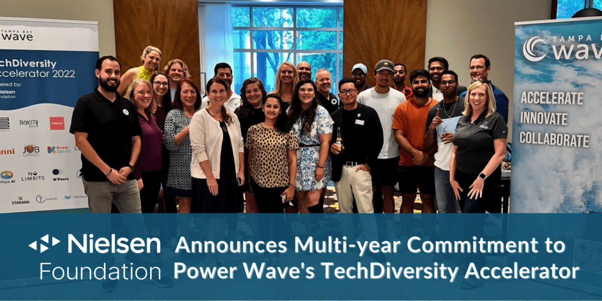 Nielsen Foundation Announces Multi-year Commitment to Power Wave's TechDiversity Accelerator