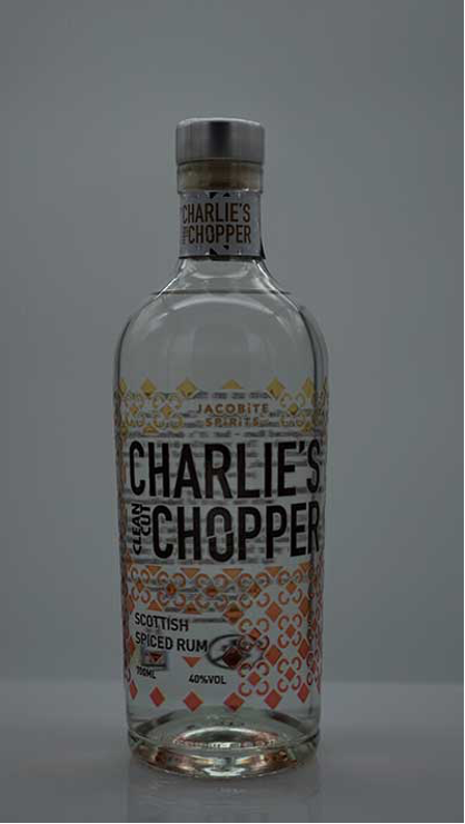 Jacobite Spirits partnered with O-I to launch its new Charlie’s Chopper Clean Cut rum in a bottle that’s both premium and sustainable. (Jacobite Spirits)