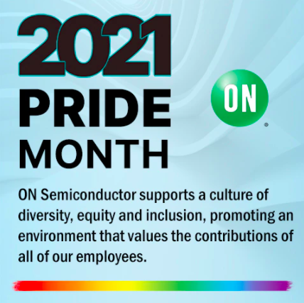 ON Semiconductor Pride Month logo
