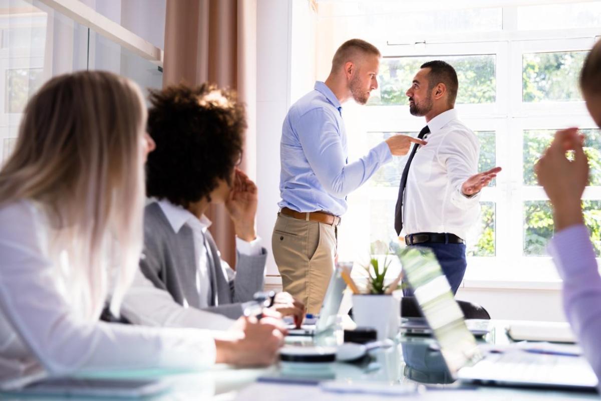 Coworkers Arguing