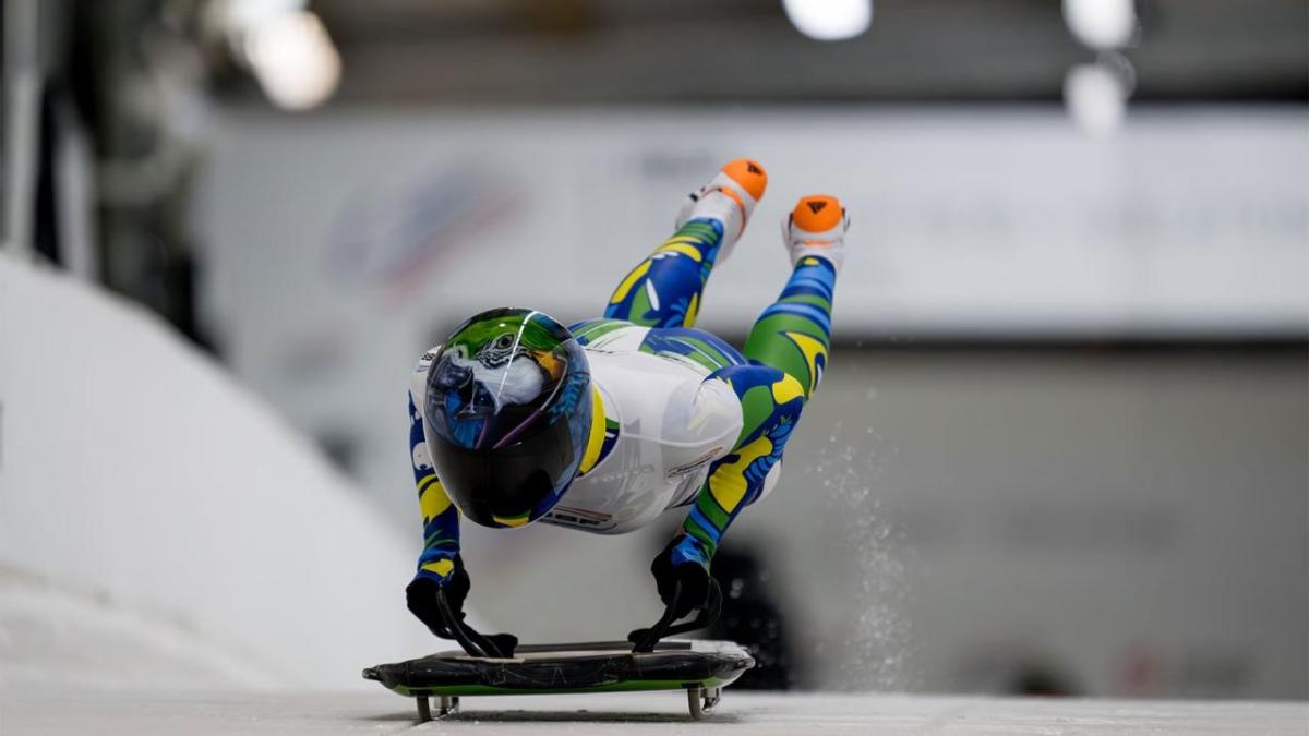 Athlete competing in sports