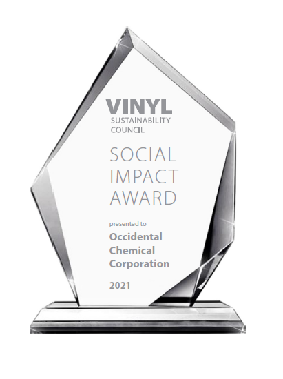 VINYL SUSTAINABILITY COUNCIL SOCIAL IMPACT AWARD 