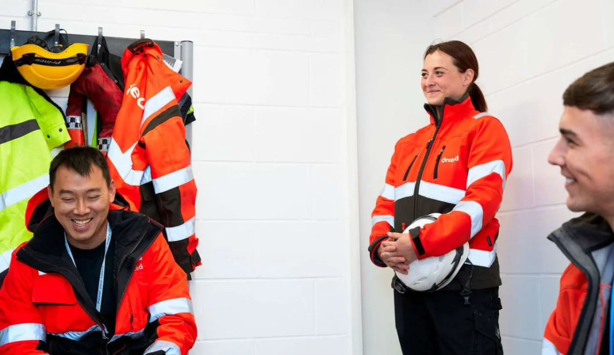 people in safety neon jackets