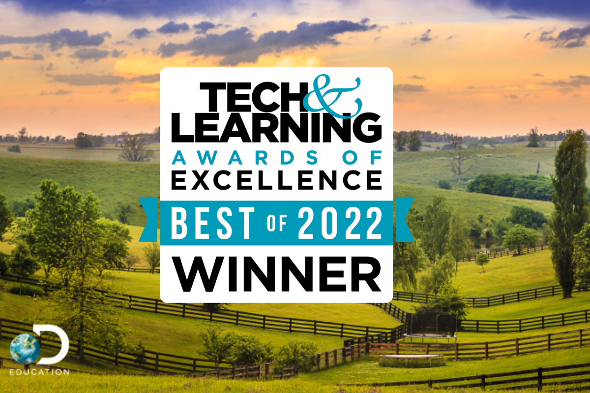 Discovery Education Tech & Learning Awards of Excellence Best of 2022 Winner